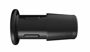 Black Nylon Barbed Plug 3/8 Barb