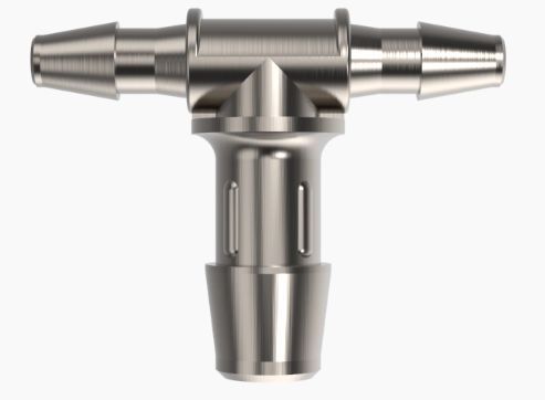 Stainless Steel Reduction Tee 1/8ID x 5/16 ID