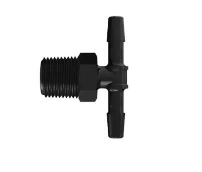 Black Nylon ADAPTER3/8 NPT-1/4 Barb