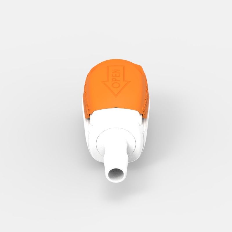 Schlauchtüllen-Schnellkupplung Medium (2), weiblich, mit Ventil, 5/16, Acetal (AC) - Buna-N, Feder: Nicht-Metallisch