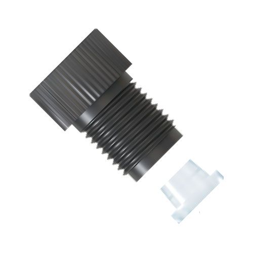 PEEK Fitting mit großer Bohrung – zweiteiliger Satz – 1/2-20 UNF – 6,4 mm OD