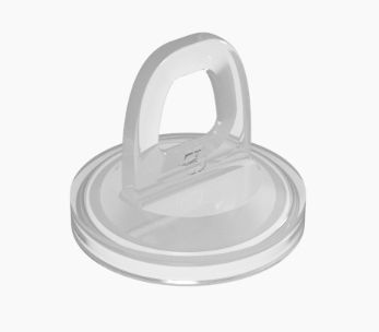 Cleanroom Mini Sanitary Flange Blank-Off Cap - Polypropylene - 5 PACK