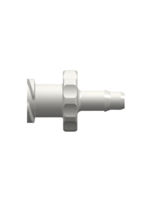 Female Luer Fitting Female Luer Thread Style to Barb, 3/32