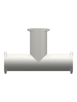 Luer Other Fitting Female Luer Lug Style Tee, White Nylon