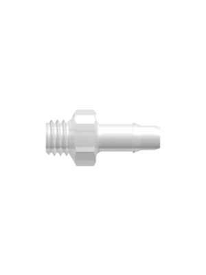 Threaded UNF Fitting 10-32 UNF Thread to Barb, 1/8