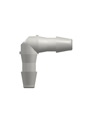Tube to Tube Fitting Elbow Tube Fitting with Barbs, 1/8