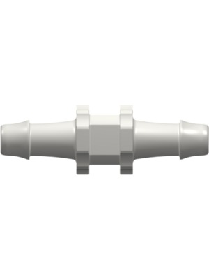 Tube to Tube Fitting Straight Through Tube Fitting with 500 Series Barbs, 3/16