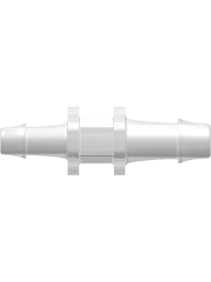 Tube to Tube Fitting Straight Through Reduction Connector with 500 Series Barbs, 1/4
