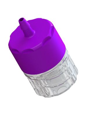 Einweg-Rückschlagventil Schlauchtülle zu Luer Lock männlich - ABS/Polystyrol -Gehäuse & Silikonscheibe