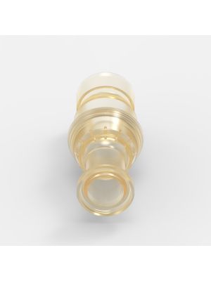 Sanitary Flange-Schnellkupplung Large (2), männlich, offener Durchgang, 3/4