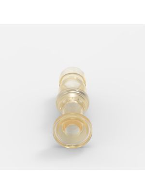 Sanitary Flange-Schnellkupplung Medium (1), männlich, offener Durchgang, 3/4