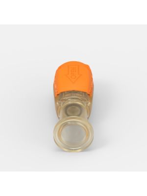 Sanitary Flange-Schnellkupplung Medium (3), weiblich, mit Ventil, Polysulfone (PPSU)