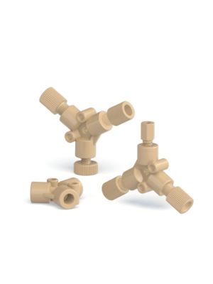 PEEK Y-Adapter mit Innengewinde