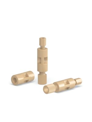 PEEK Gerader Adapter mit Innengewinde