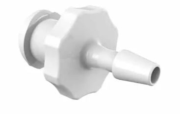 Female Luer 3/32 ID Barb in Non Animal Derived Polypropylene - Cleanroom Manufactured