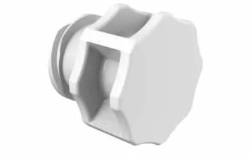 Female Luer Plug in Non Animal Derived Natural Polypropylene - Cleanroom Manufactured