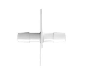 Opposing Barb Port Disc 3/8 ID in Engage 8402 - Cleanroom Manufactured