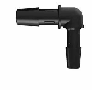 Reduction Elbow 5/16 x 1/4 in Black Nylon