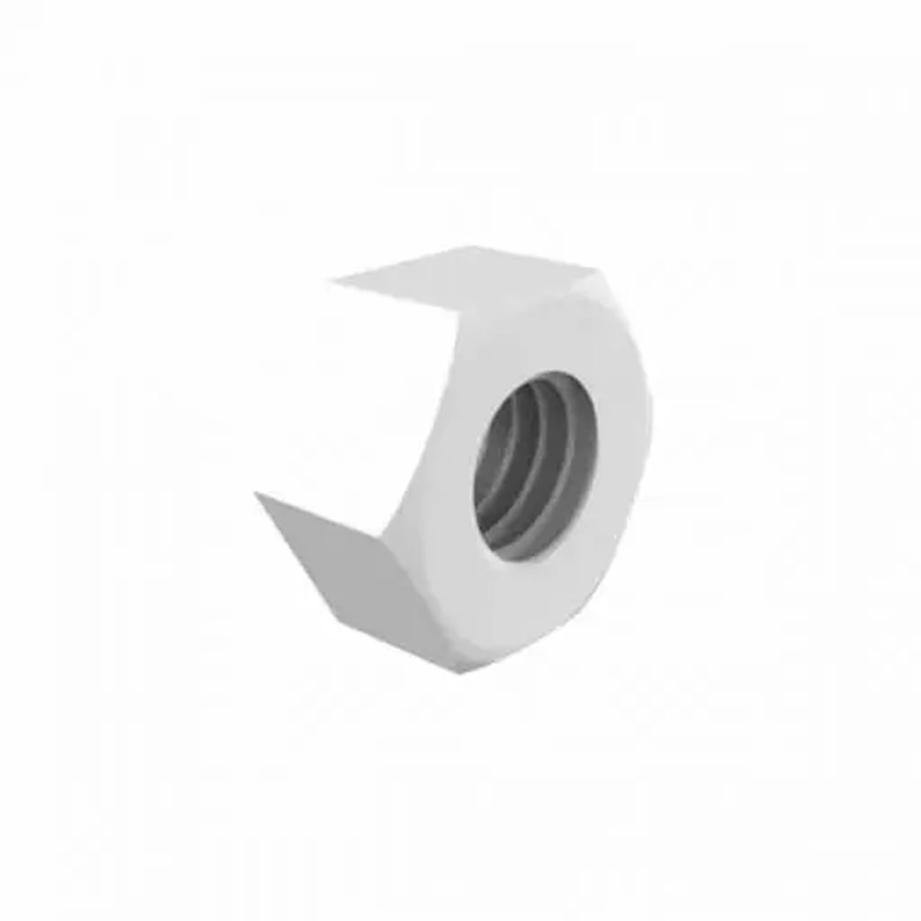 Sechskantmutter 1/4-28 UNF-Gewinde, Natural Nylon