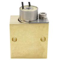 Montageblock Ø15mm für Mikroventile aus Messing