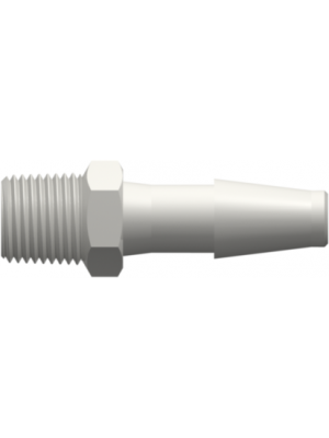 Threaded NPT Fitting 1/8-27 NPT Thread to Classic Series Barb, 1/4