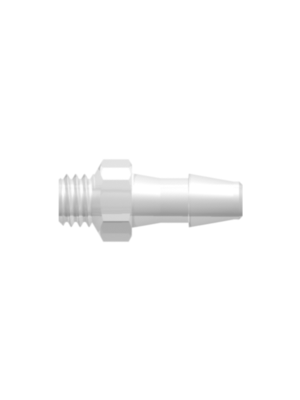 Threaded UNF Fitting 10-32 UNF Thread to Barb, 1/8