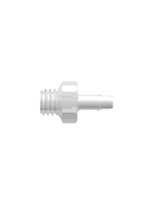 Threaded UNF Fitting 10-32 UNF Thread to Barb, 3/32