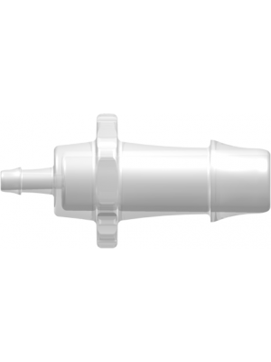 Tube to Tube Fitting Straight Through Reduction Tube Fitting with 500 Series Barbs, 3/8