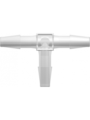 Tube to Tube Fitting Tee Tube Fitting with Classic Series Barbs, 1/4
