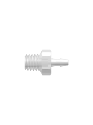 Threaded Fitting 10-32 Special Tapered Thread to Barb, 1/16
