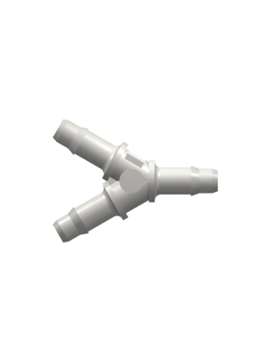 Tube to Tube Fitting Y Tube Fitting with Barbs, 3/32