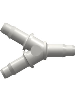 Tube to Tube Fitting Y Tube Fitting with Barbs, 1/4