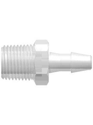 Threaded NPT Fitting 1/8-27 NPT Thread to Barb, 5/32