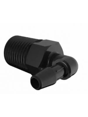 1/4-18 NPT to 3/16 Barbed Elbow