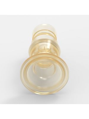 Sanitary Flange-Schnellkupplung Large (1), männlich, offener Durchgang, 1 1/2