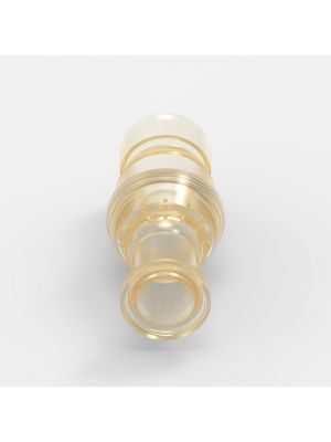 Sanitary Flange-Schnellkupplung Large (2), männlich, offener Durchgang, 3/4