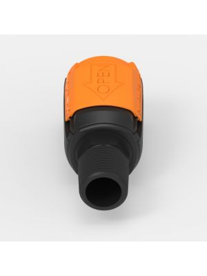 Gewinde-Schnellkupplung Large (3), weiblich, offener Durchgang, 1/2