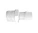 Adapter 3/4 NPT Thread x 3/4 Barb in Non-Animal Derived Polypropylene