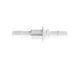 Bulkhead 1/4 Straight Adapter 5/16 ID x 5/16 ID in White Polypropylene