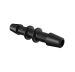 Straight Coupler 5/32 ID in Black Nylon