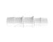Reduction Coupler 3/4 ID x 5/8 ID in White Polypropylene