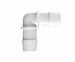 Elbow 3/4 Barb in White Polypropylene