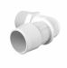 Elbow 3/4 NPT x 1 Barb in White Polypropylene