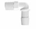 Non-Animal derived Polypropylene Elbow 1/4 NPT x 1/2 ID