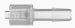 Stationary Male Luer Lock 1/4 Barb in Non Animal Derived Polypropylene-