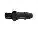 Adapter 10-32 UNF Thread x 5/32 Barb Black Nylon