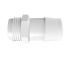 Garden Hose Adapter 3/4 GH x 1 ID in Non-Animal Derived Polypropylene