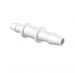 Straight Coupler 1/8 ID in White Nylon